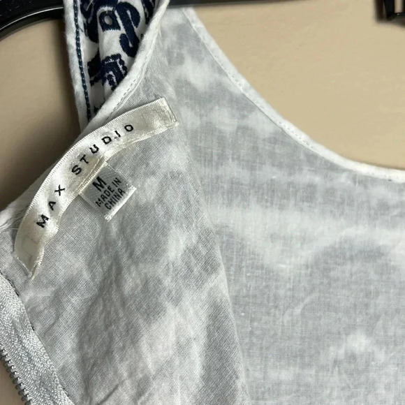 MAX STUDIO dress,women med , 100 cotton,lined,embroidered,Eyelets,prairie, - Picture 7 of 16